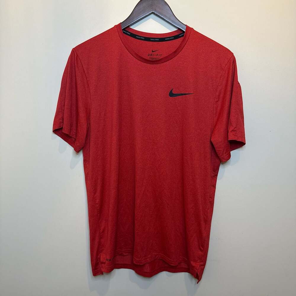 Nike Pro Dri-Fit Standard Fit T-Shirt Red Size S